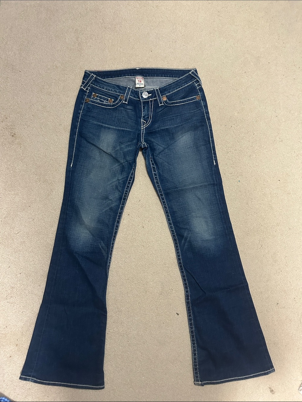 True Religion Dark Blue Flare Jeans